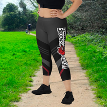 Load image into Gallery viewer, Hound Armoore Style Capri Leggings - B/R