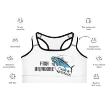 Load image into Gallery viewer, Fish Armoore Sports Bra - White