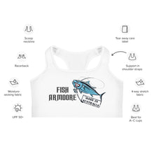 Load image into Gallery viewer, Fish Armoore Sports Bra - White