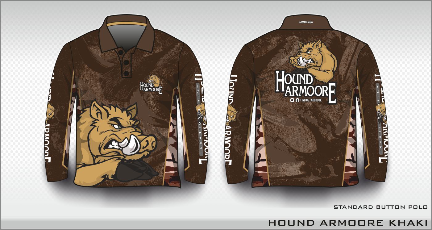 Hound Armoore Style L/S Sublimated Hunting-Fishing Shirt