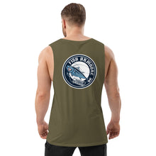 Load image into Gallery viewer, Fish Armoore Men’s Drop Arm Tank Top - Back