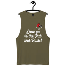 Load image into Gallery viewer, Hound Armoore Style Men’s Lingo Drop Arm Tank Top - Love ya to the Pub and Back