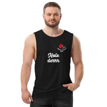 Load image into Gallery viewer, Hound Armoore Style Men's Lingo Drop Arm Tank Top - Hole derrr