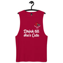 Load image into Gallery viewer, Hound Armoore Style Men’s Lingo Drop Arm Tank Top - Drink till she's Cute