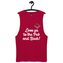 Load image into Gallery viewer, Hound Armoore Style Men’s Lingo Drop Arm Tank Top - Love ya to the Pub and Back