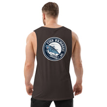 Load image into Gallery viewer, Fish Armoore Men’s Drop Arm Tank Top - Back