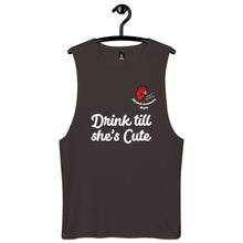 Load image into Gallery viewer, Hound Armoore Style Men’s Lingo Drop Arm Tank Top - Drink till she's Cute