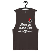 Load image into Gallery viewer, Hound Armoore Style Men’s Lingo Drop Arm Tank Top - Love ya to the Pub and Back