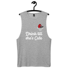 Load image into Gallery viewer, Hound Armoore Style Men’s Lingo Drop Arm Tank Top - Drink till she's Cute