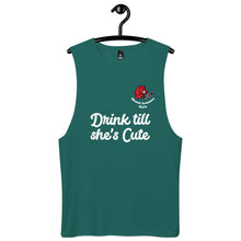 Load image into Gallery viewer, Hound Armoore Style Men’s Lingo Drop Arm Tank Top - Drink till she's Cute