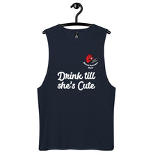 Load image into Gallery viewer, Hound Armoore Style Men’s Lingo Drop Arm Tank Top - Drink till she's Cute