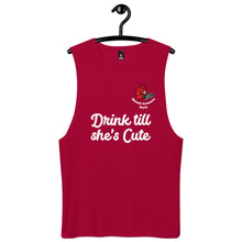 Load image into Gallery viewer, Hound Armoore Style Men’s Lingo Drop Arm Tank Top - Drink till she&#39;s Cute
