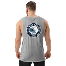 Load image into Gallery viewer, Fish Armoore Men’s Drop Arm Tank Top - Back
