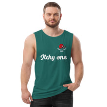 Load image into Gallery viewer, Hound Armoore Style Men&#39;s Lingo Drop Arm Tank Top - Itchy one
