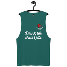 Load image into Gallery viewer, Hound Armoore Style Men’s Lingo Drop Arm Tank Top - Drink till she&#39;s Cute
