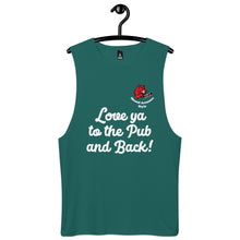 Load image into Gallery viewer, Hound Armoore Style Men’s Lingo Drop Arm Tank Top - Love ya to the Pub and Back
